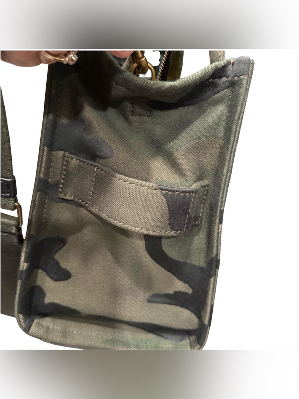 MARC JACOBS THE CAMO JACQUARD MEDIUM TOTE BAG - Picture 3 of 6